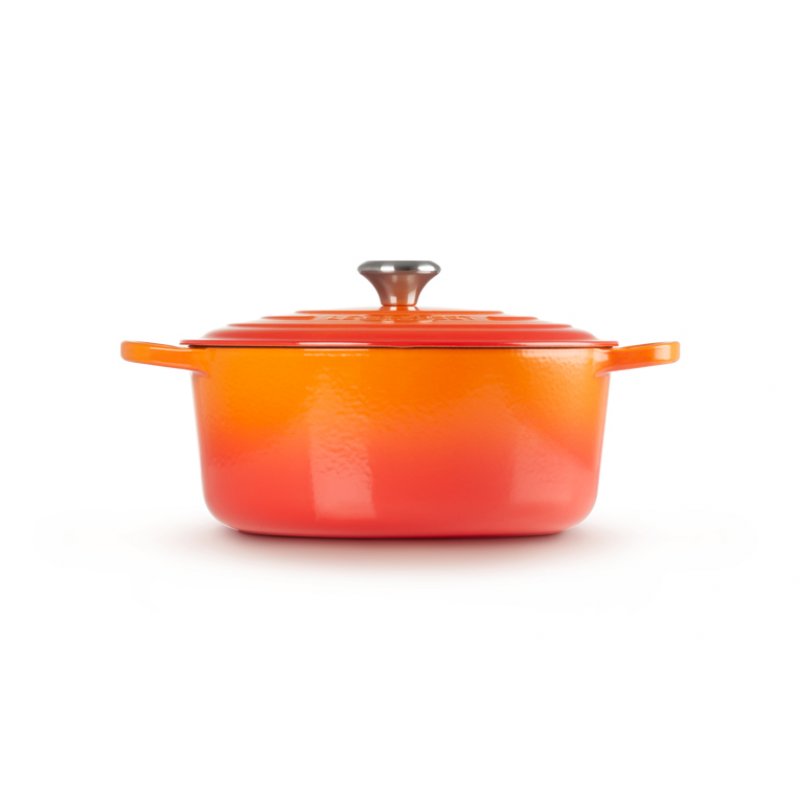 Le Creuset 21177280902430 6,7 L Rond Orange, Rouge