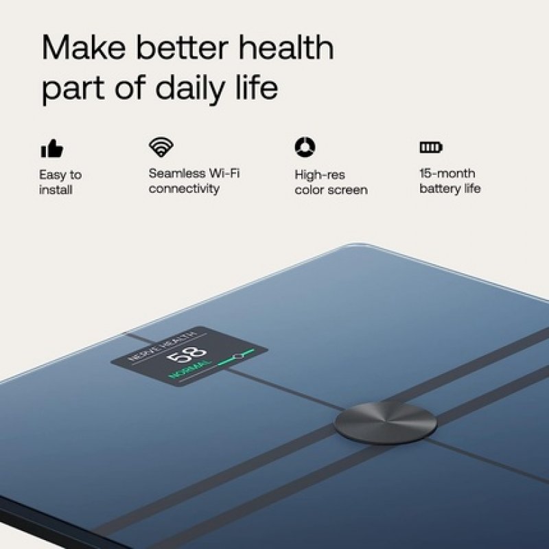 Pèse personne connecté Withings Body Comp (Noir)
