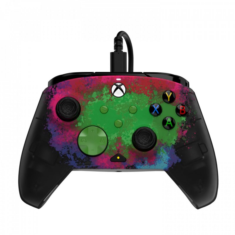 PDP - Manette de jeu filaire avancée REMATCH GLOW Space Dust pour Xbox Series X|S, Xbox One et Windows 10/11