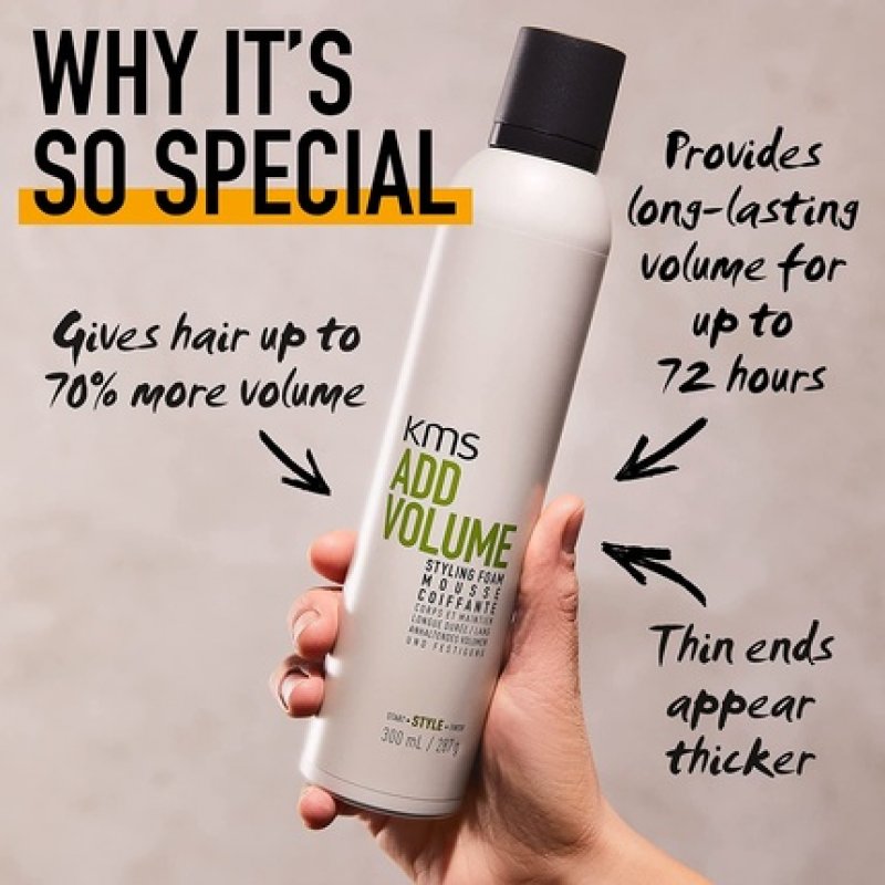 Kms Add Volume Styling Foam 300ml