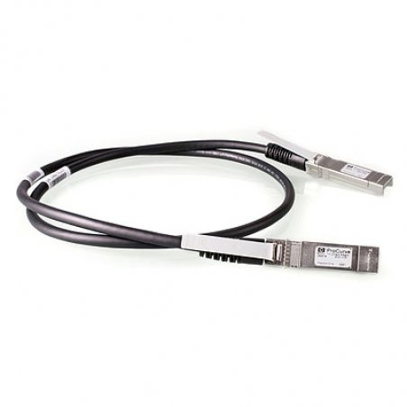 HPE X242 10G SFP 1m coaxial cable Direct Attach Copper SFP Black