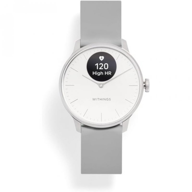 Withings ScanWatch Light Hybrydowy Smartwatch Silver EU