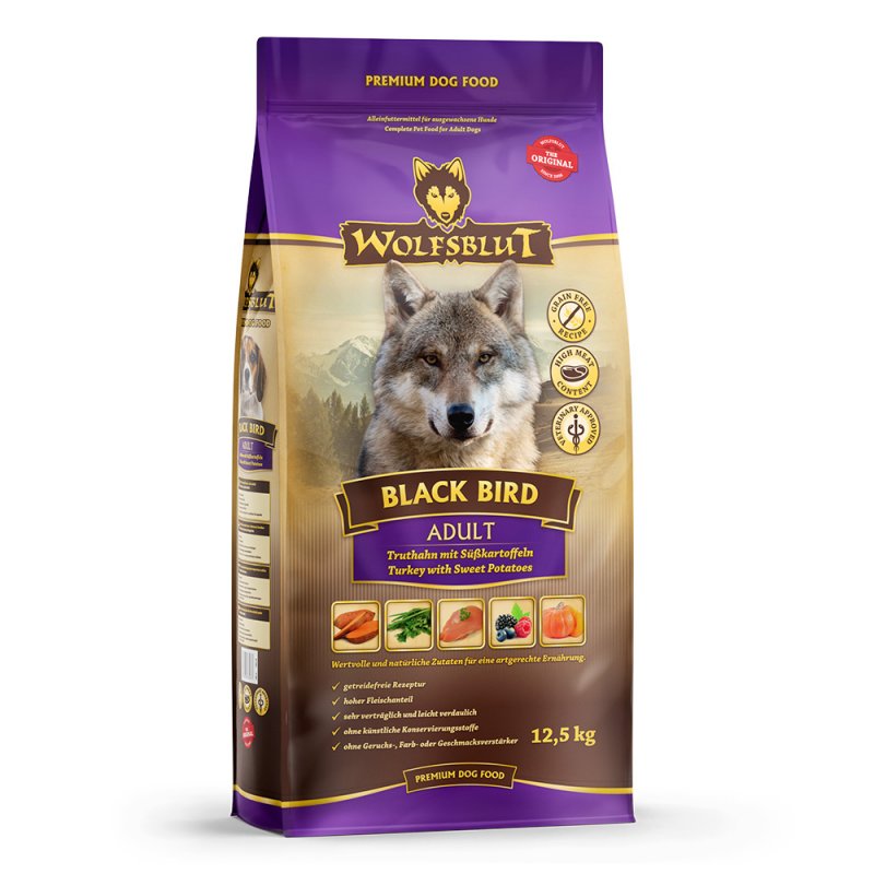 Wolfsblut wb784677 Alimentation sèche pour chiens 12,5 kg Adulte Patate douce, Turquie