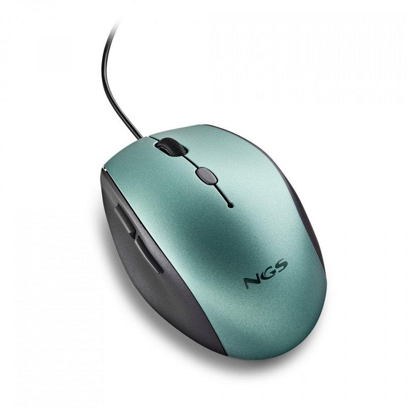 Souris filaire NGS Moth (Noir/Vert)