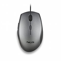 Souris filaire NGS Moth (Noir/Gris)