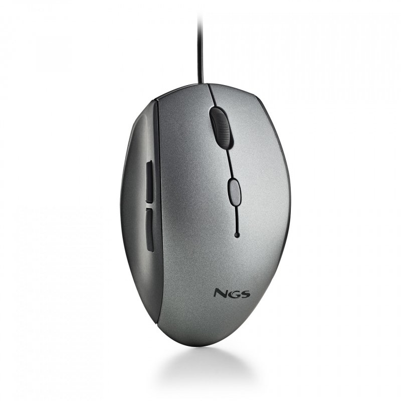 Souris filaire NGS Moth (Noir/Gris)