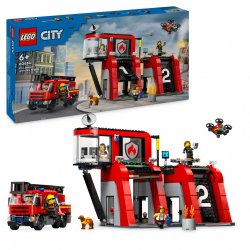 60414 LEGO City Fire Station with Fire Truck