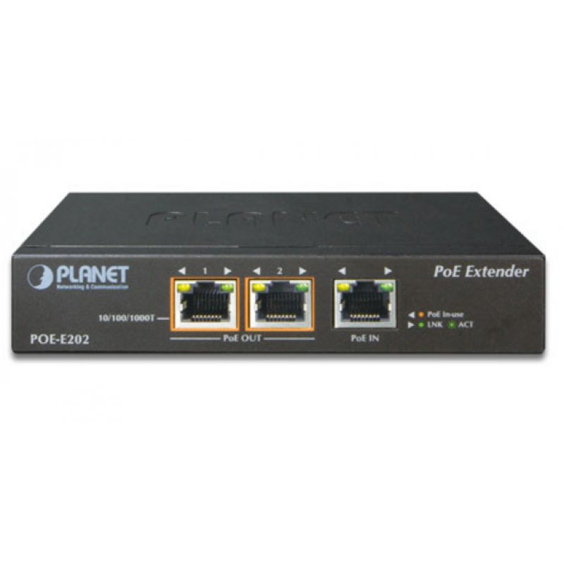 1-Port 30W poe to 2-Port 802.3af/at gigabit poe