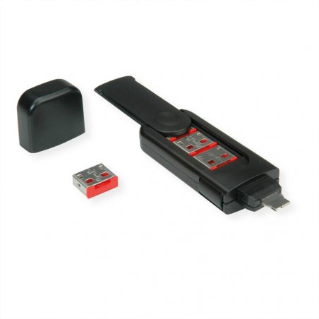 ROLINE 11.02.8330 port blocker Port blocker key USB Type-A Black Plastic
