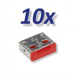 ROLINE 11.02.8331 port blocker Port blocker key USB Type-A Grey 10 pc(s)