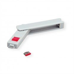 ROLINE 11.02.8333 port blocker Port blocker key USB Type-C Grey 1 pc(s)