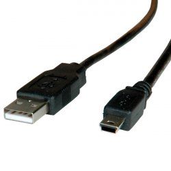 ROLINE Câble USB 2.0, type A - mini 5- broches 1,8m