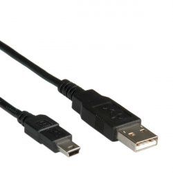 ROLINE Câble USB 2.0, type A - mini 5- broches 3,0m