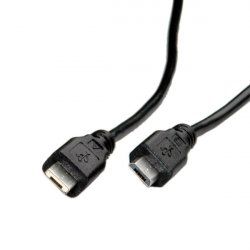 ROLINE Câble USB 2.0, Micro USB A mâle - Micro USB B mâle 1,8m