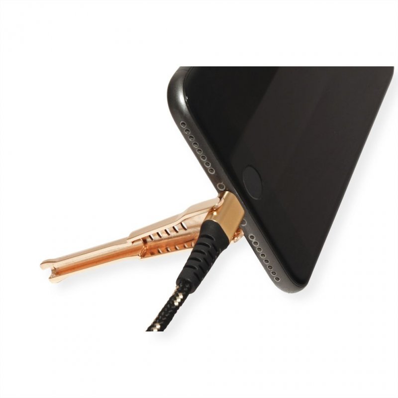 ROLINE GOLD Cb USB2 A-Lightning,patte,1m