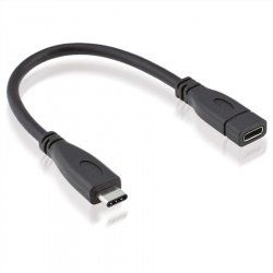 ROLINE 11.02.9015 câble USB 0,15 m USB 3.2 Gen 2 (3.1 Gen 2) USB C Noir