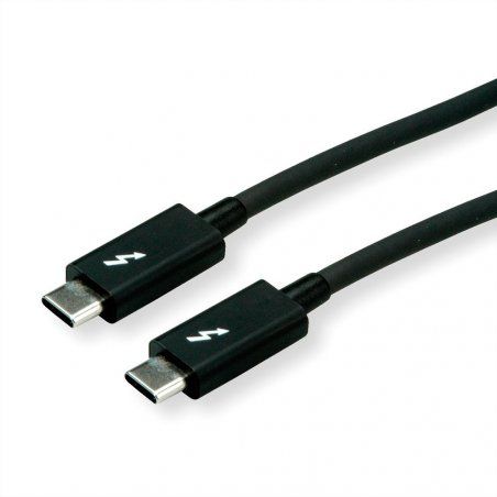 ROLINE 11.02.9042 Thunderbolt cable 2 m Black