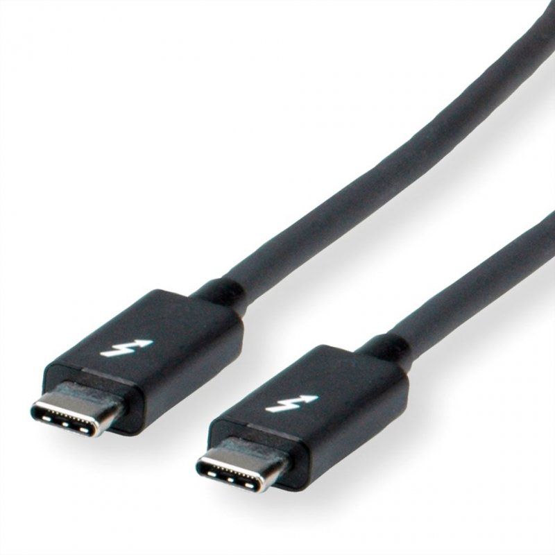 ROLINE 11.02.9042 Thunderbolt cable 2 m Black