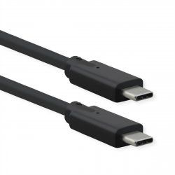 ROLINE 11.02.9070 USB cable 0.5 m USB 3.2 Gen 2 (3.1 Gen 2) USB C Black
