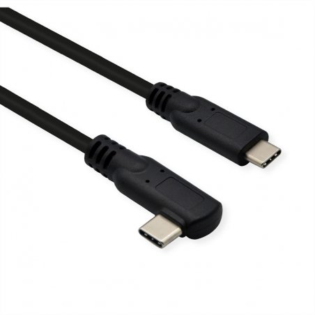 ROLINE 11.02.9075 USB cable 1 m USB 3.2 Gen 2x2 USB C Black