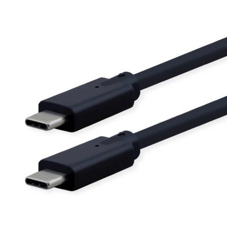 ROLINE 11.02.9076-10 USB cable 1 m USB 3.2 Gen 2x2 USB C Black