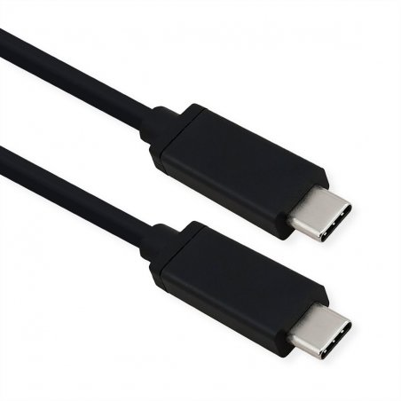 ROLINE 11.02.9081 USB cable 0.8 m USB4 Gen 3x2 USB C Black