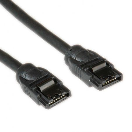 ROLINE Internal SATA 6.0 Gbit/s Cable with Latch 0.5 m
