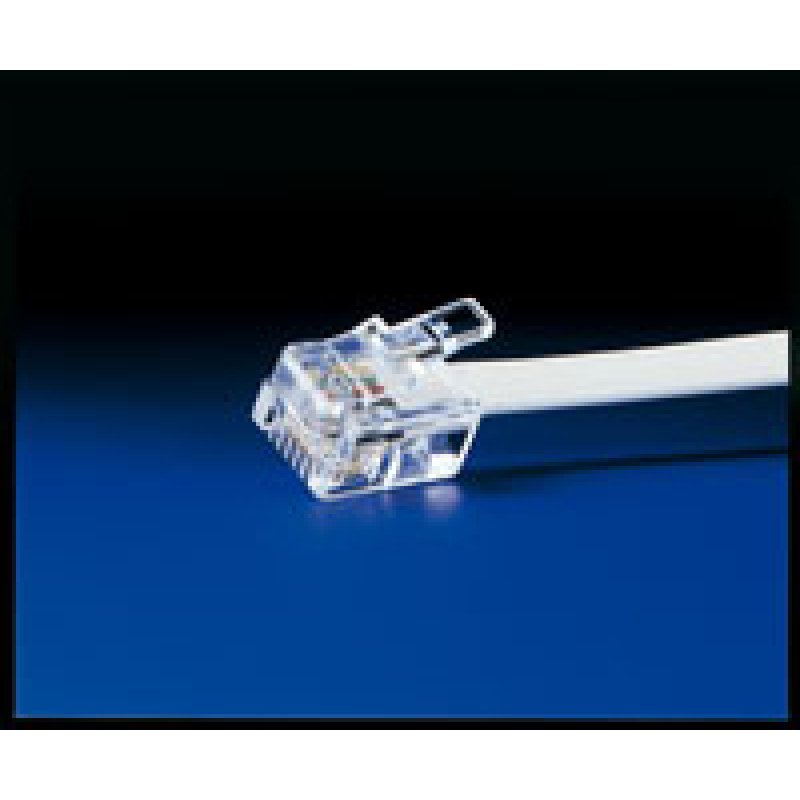 ROLINE RJ12 Cable 6P4C, 6m Grey