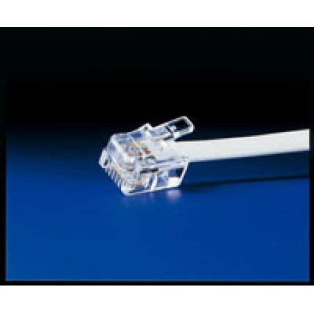 ROLINE RJ12 Cable 6P4C, 6m Grey