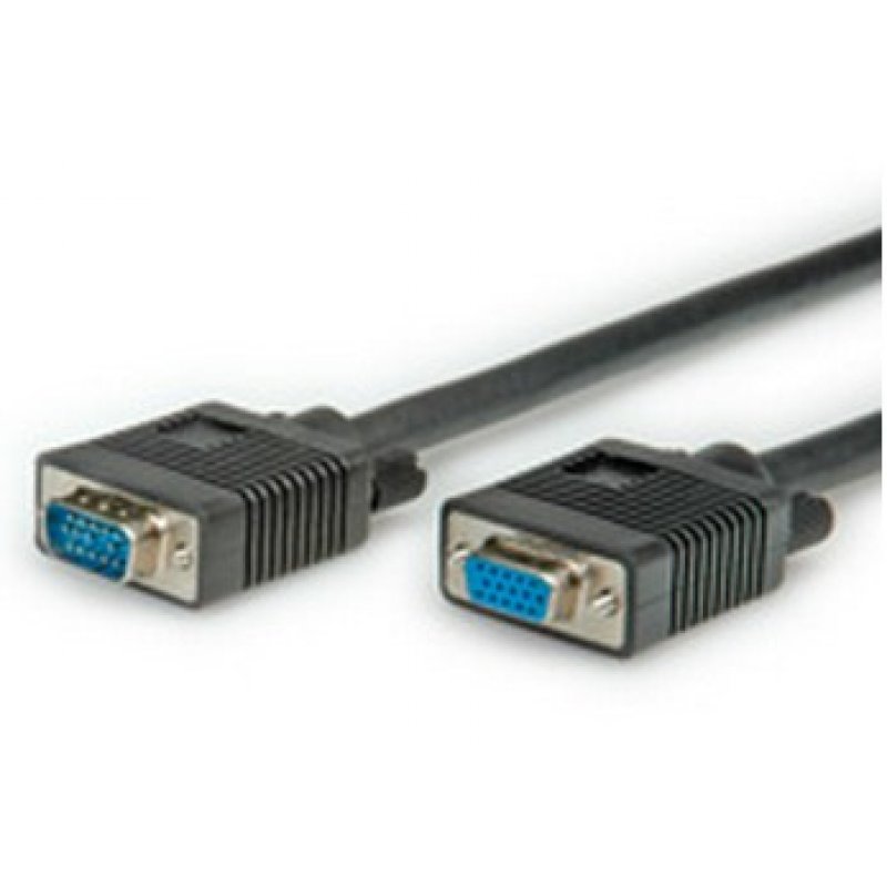 ROLINE HQ VGA Cable, HD15 M - HD15 F 2 m
