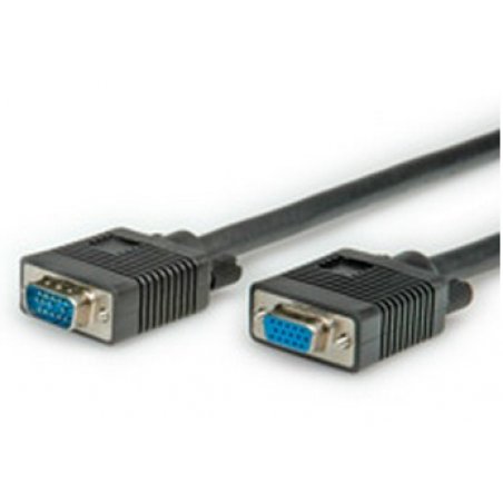 ROLINE HQ VGA Cable, HD15 M - HD15 F 2 m