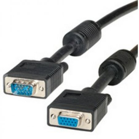 ROLINE HQ VGA Cable with Ferrite, HD15 M - HD15 F 20 m