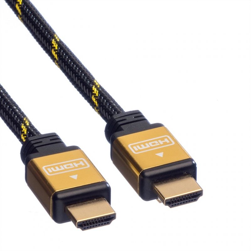 ROLINE GOLD Câble HDMI High Speed avec Ethernet, M-M 3,0m