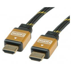 ROLINE GOLD Câble HDMI High Speed avec Ethernet, M-M 10,0m