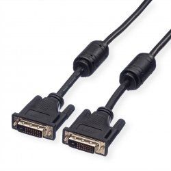 ROLINE Câble DVI pour écran, M-M, (24 1) dual link 7,5 m