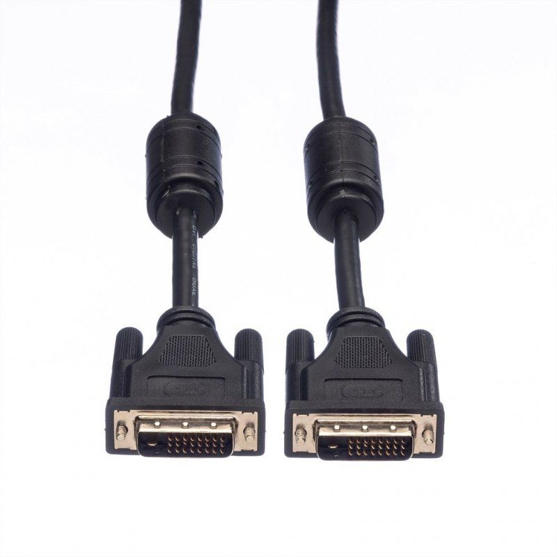 ROLINE Monitor DVI Cable, DVI (24 1), Dual Link, M/M 7.5 m