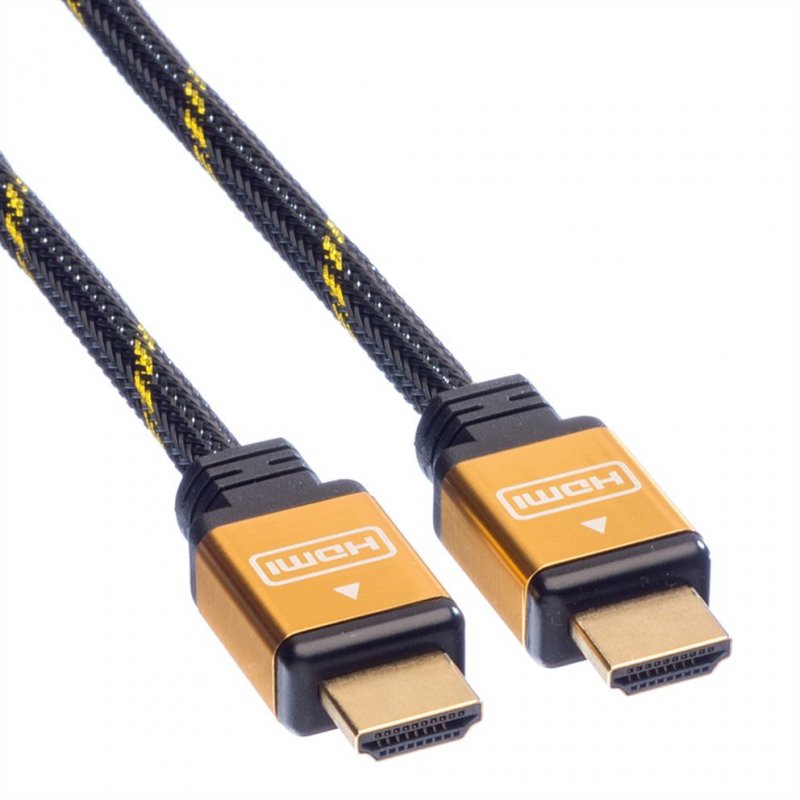 ROLINE Câble GOLD HDMI HS, M/M, 1m