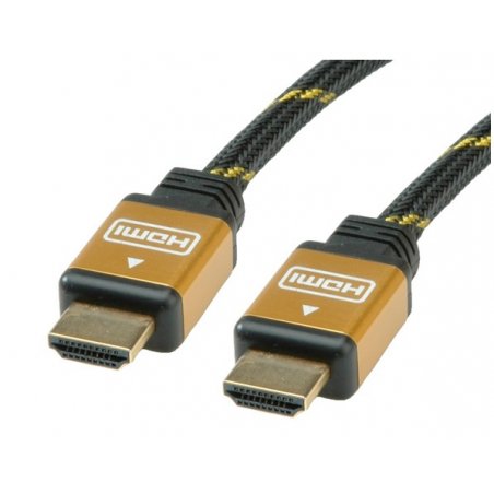 ROLINE HDMI/HDMI, 10 m câble HDMI HDMI Type A (Standard) Noir