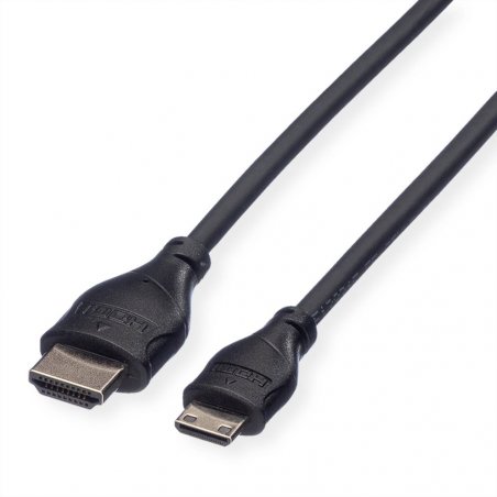 ROLINE HDMI High Speed Cable Ethernet, A - C, M/M 2 m