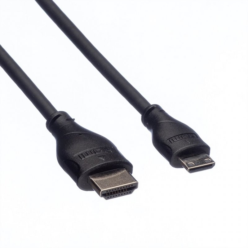 ROLINE Câble HDMI HS Eth.,A-C, M/M, 2m