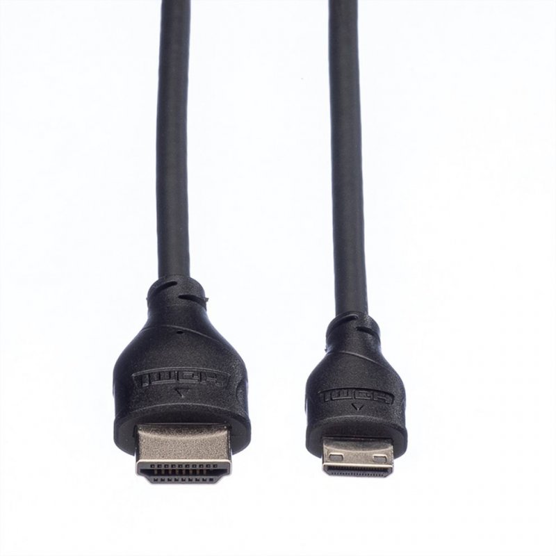 ROLINE Câble HDMI HS Eth.,A-C, M/M, 2m
