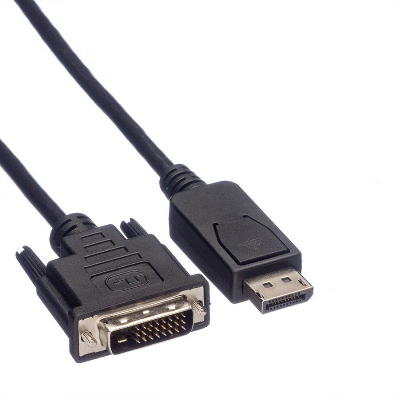 ROLINE 11.04.5619 video cable adapter 1.5 m DisplayPort DVI-D Black