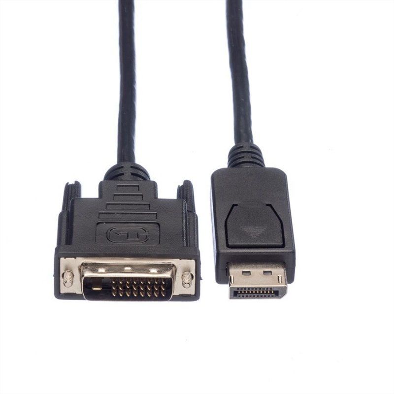 ROLINE 11.04.5619 câble vidéo et adaptateur 1,5 m DisplayPort DVI-D Noir