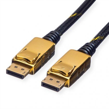 ROLINE GOLD DisplayPort Cable, DP-DP, M/M 2 m