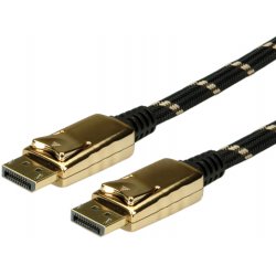 ROLINE Câble GOLD DP, DP-DP, M/M, 10m
