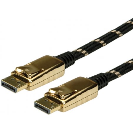 ROLINE Câble GOLD DP, DP-DP, M/M, 10m