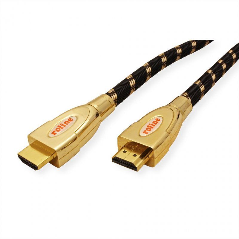 ROLINE GOLD HDMI Ultra HD Cable Ethernet, M/M 1 m
