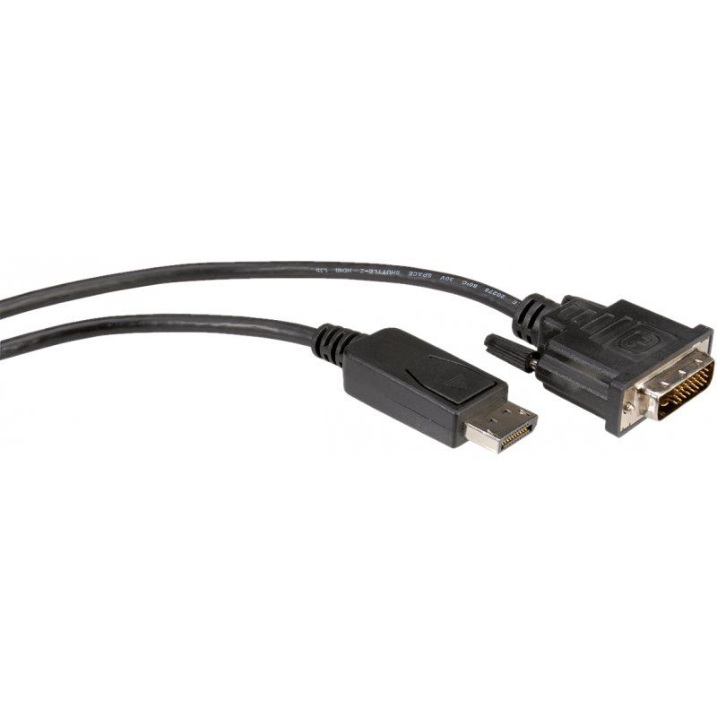 ROLINE 11.04.5771 video cable adapter 1 m DisplayPort DVI-D Black