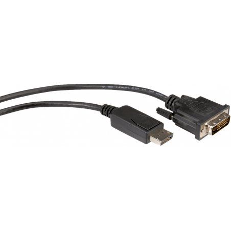 ROLINE 11.04.5771 video cable adapter 1 m DisplayPort DVI-D Black