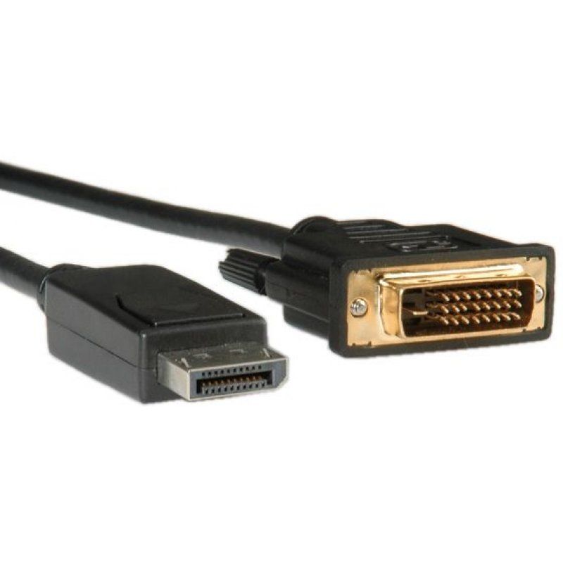 ROLINE 11.04.5771 video cable adapter 1 m DisplayPort DVI-D Black